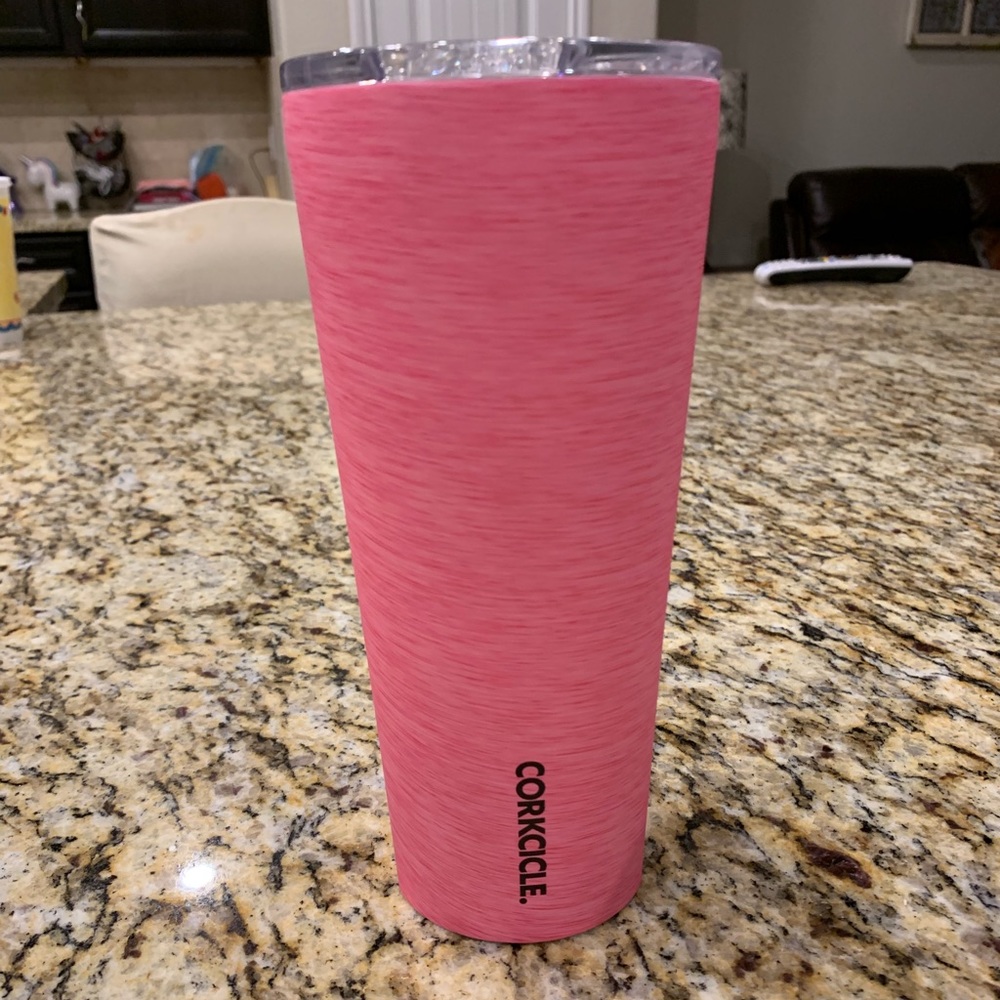 NIB Heather Pink 24oz Corkcicle Tumbler